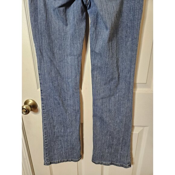 Wrangler Cowgirl Cut Jeans Womens 3/4x31 Blue Bootcut Denim Western - Picture 7 of 9